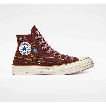 Converse X Bandulu Chuck 70 Hi Hnede - Damske Vysoké Tenisky